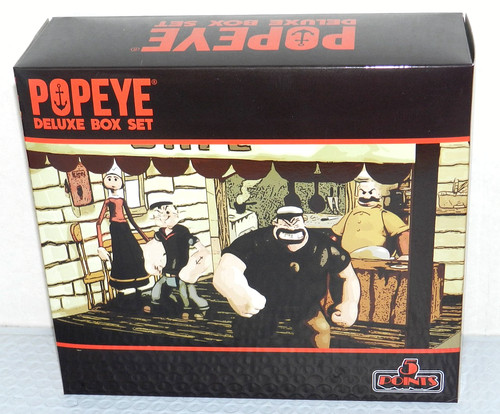 Mezco popeye deluxe boxed - boxed, set